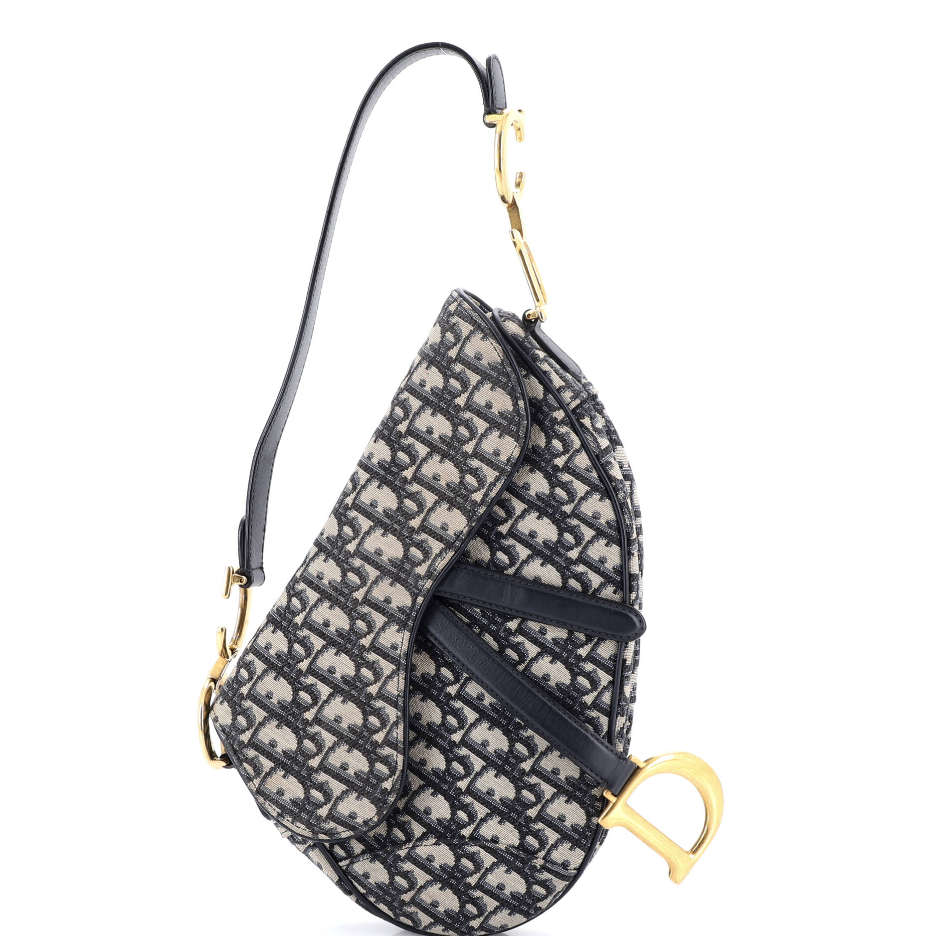 Saddle Handbag Oblique Canvas Medium