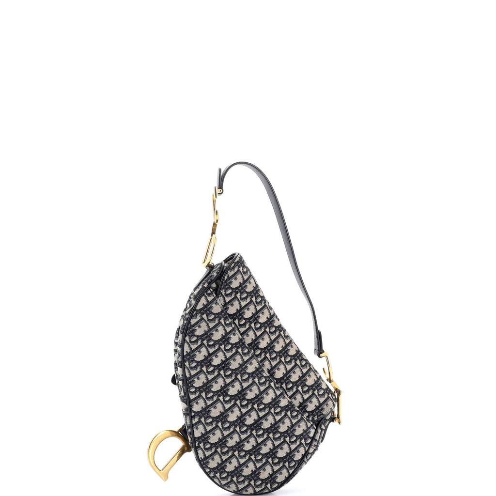 Saddle Handbag Oblique Canvas Medium