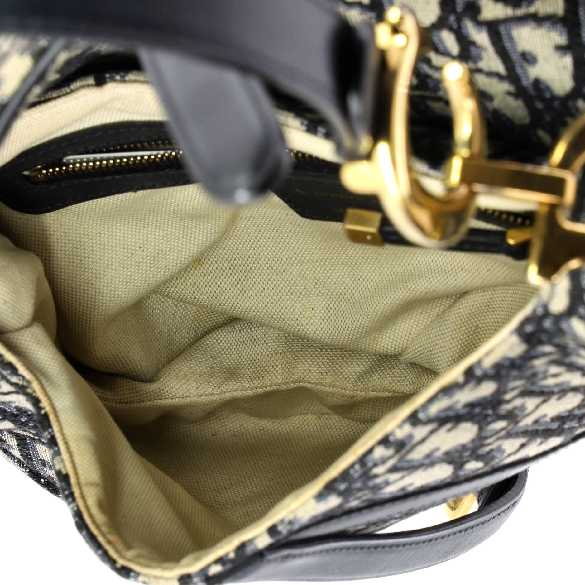 Saddle Handbag Oblique Canvas Medium