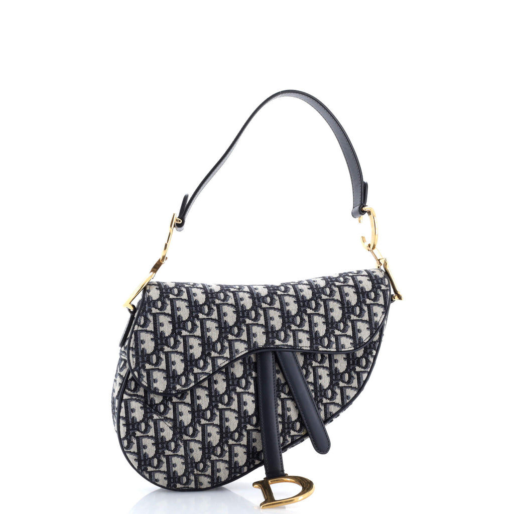 Saddle Handbag Oblique Canvas Medium