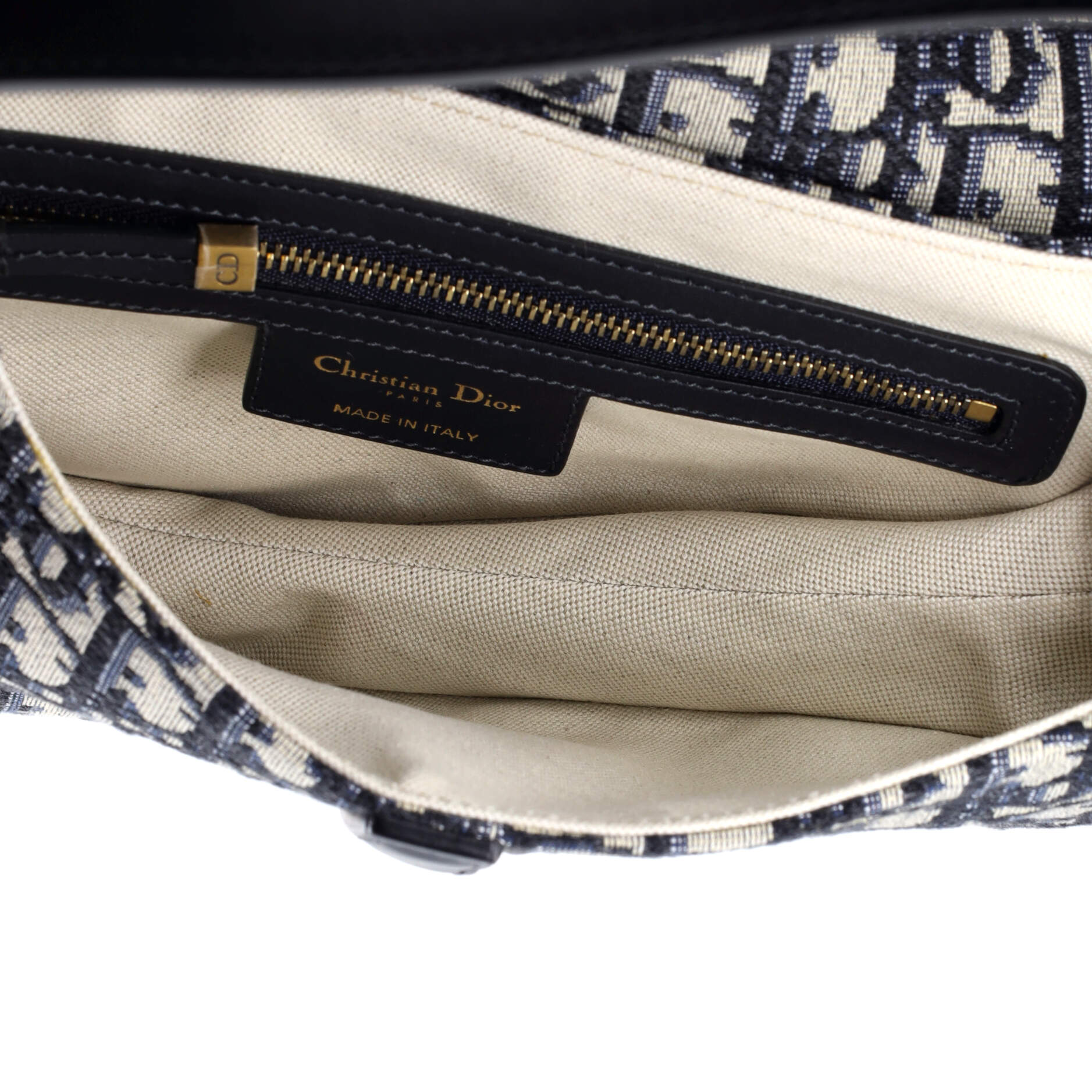 Saddle Handbag Oblique Canvas Medium