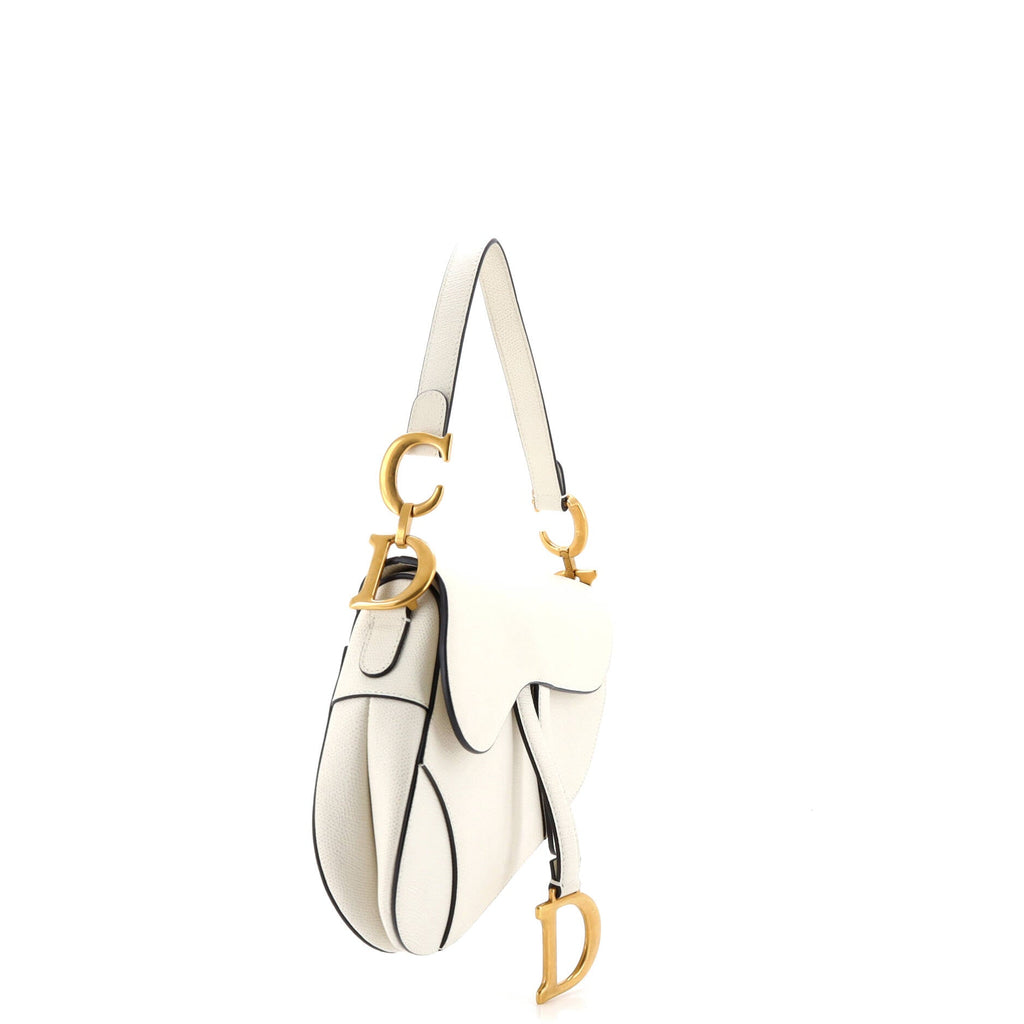 Saddle Handbag Leather Medium