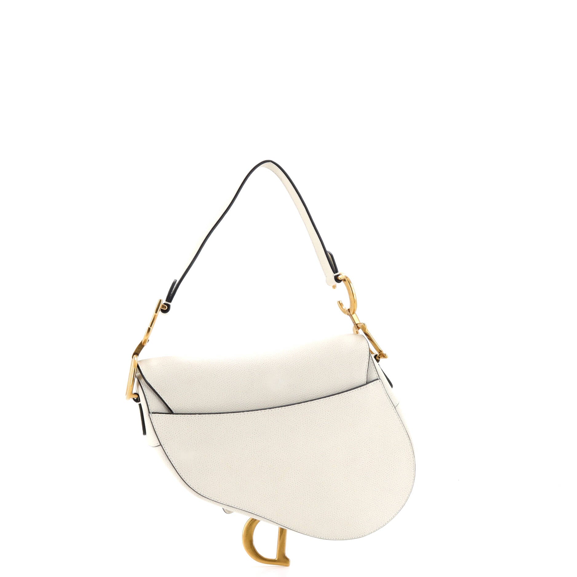 Saddle Handbag Leather Medium
