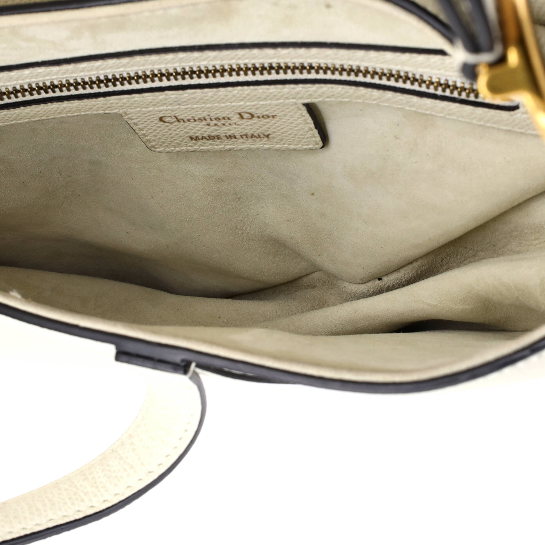 Saddle Handbag Leather Medium
