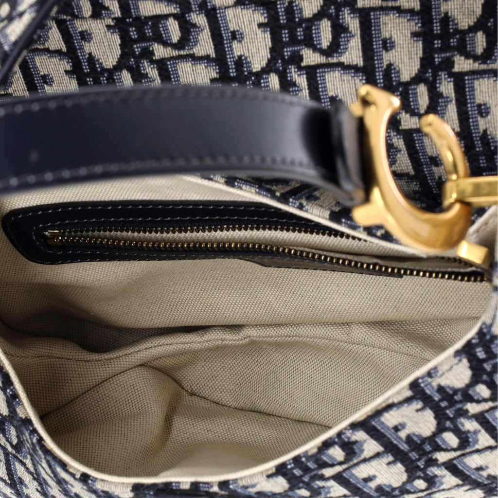 Saddle Handbag Oblique Canvas Medium