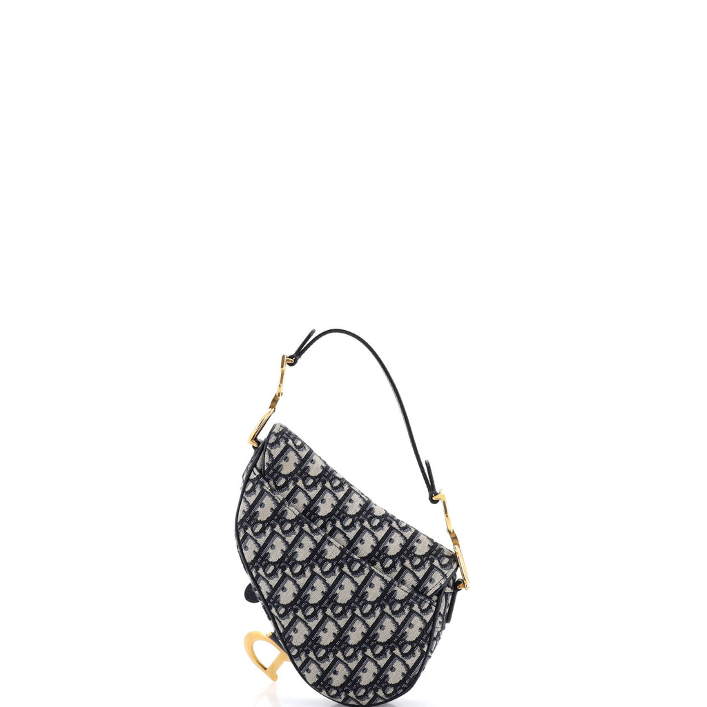 Saddle Handbag Oblique Canvas Mini