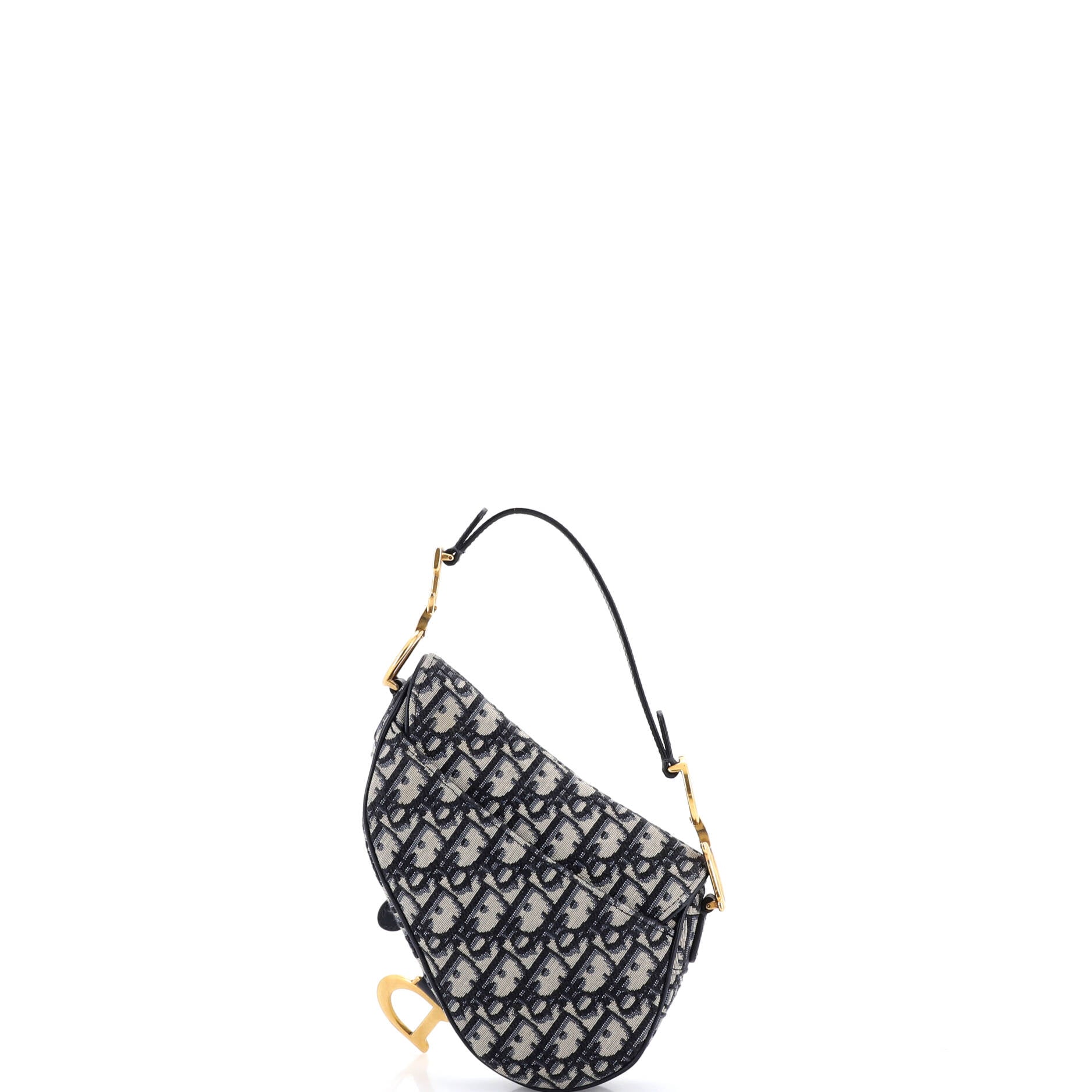 Saddle Handbag Oblique Canvas Mini