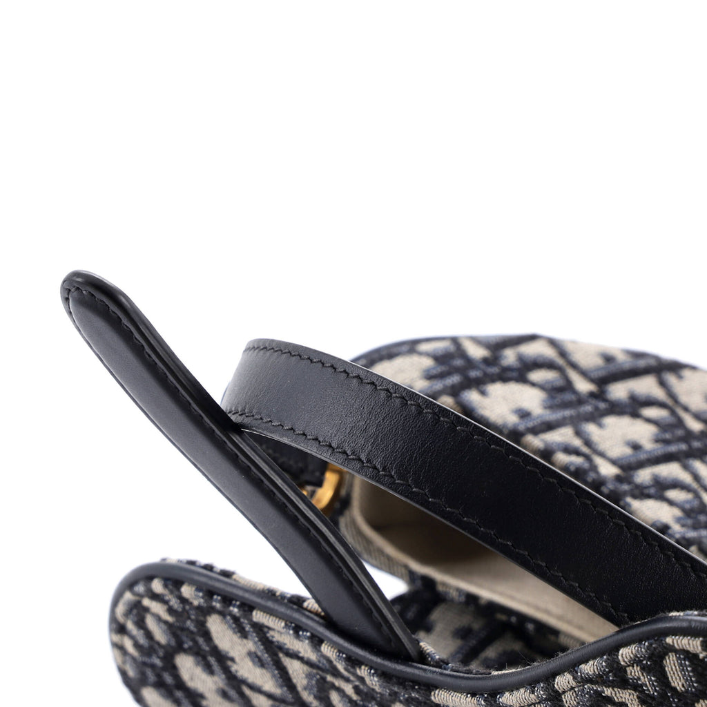 Saddle Handbag Oblique Canvas Mini