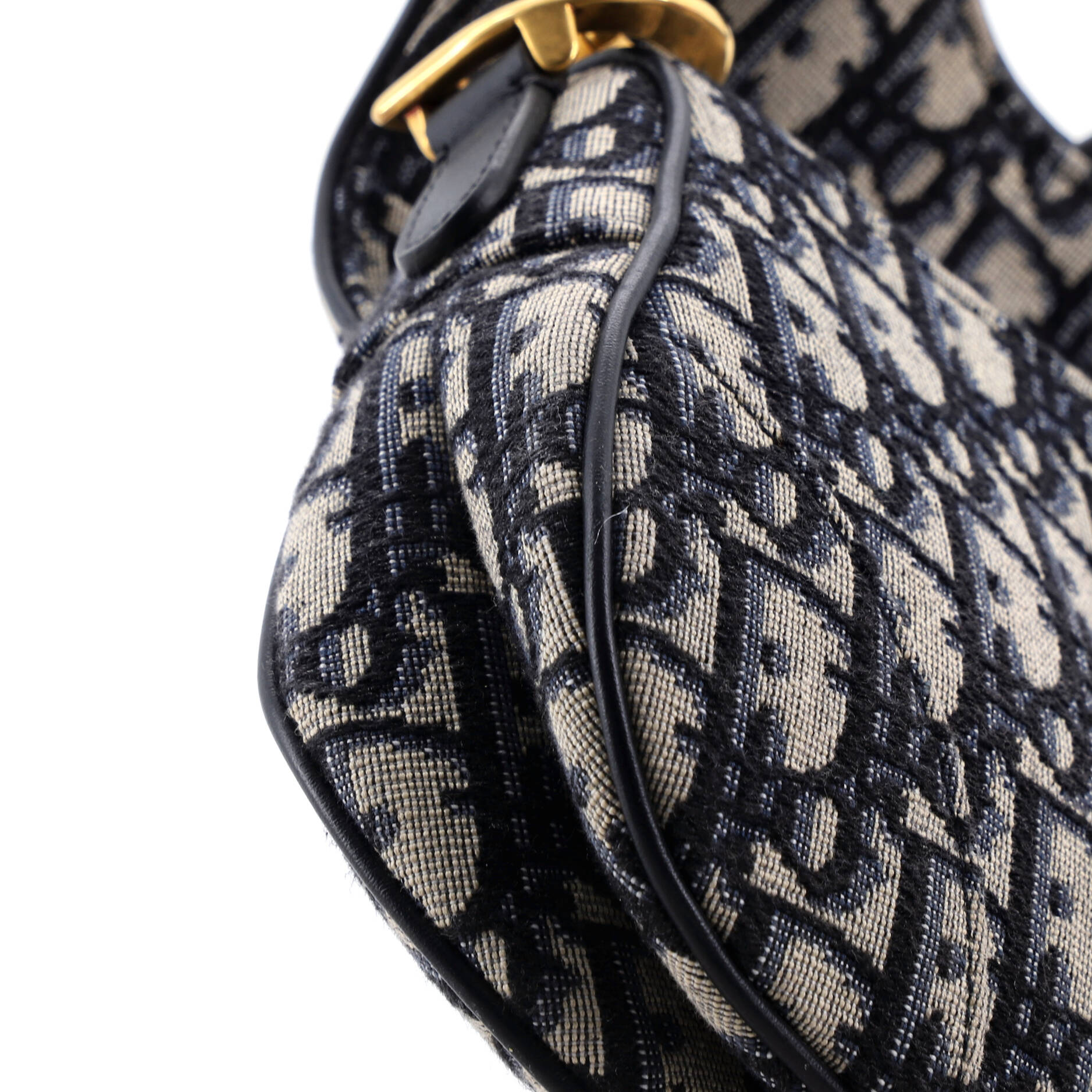 Saddle Handbag Oblique Canvas Mini
