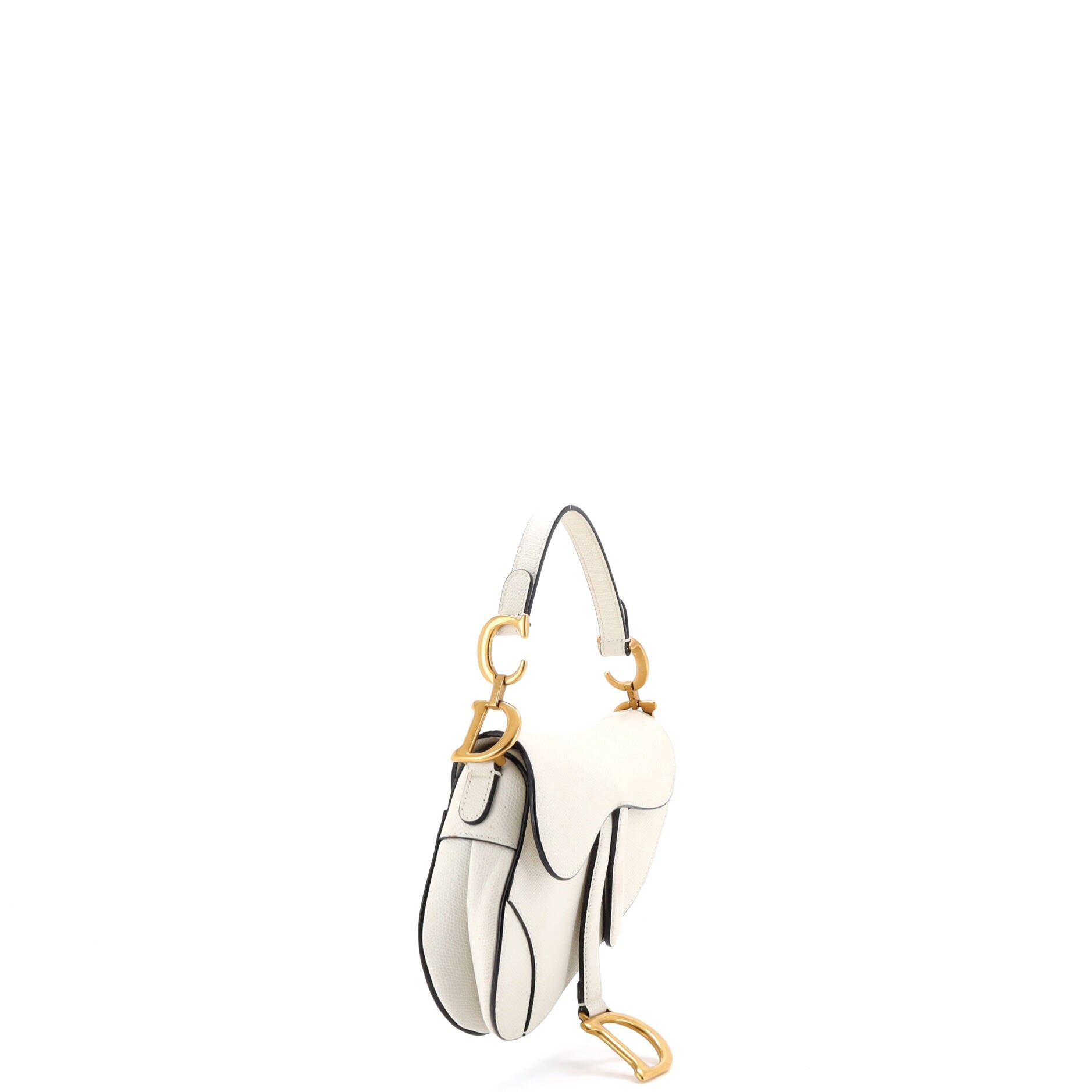 Saddle Handbag Leather Mini