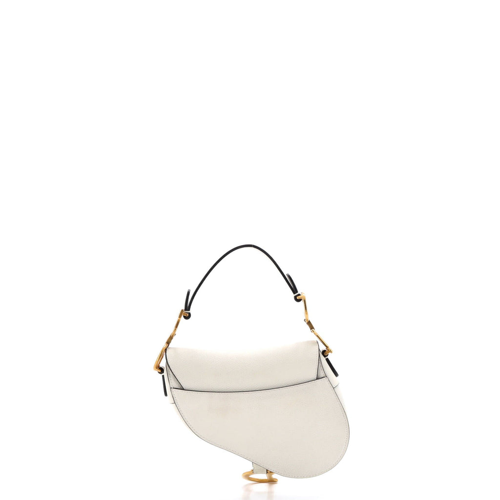 Saddle Handbag Leather Mini