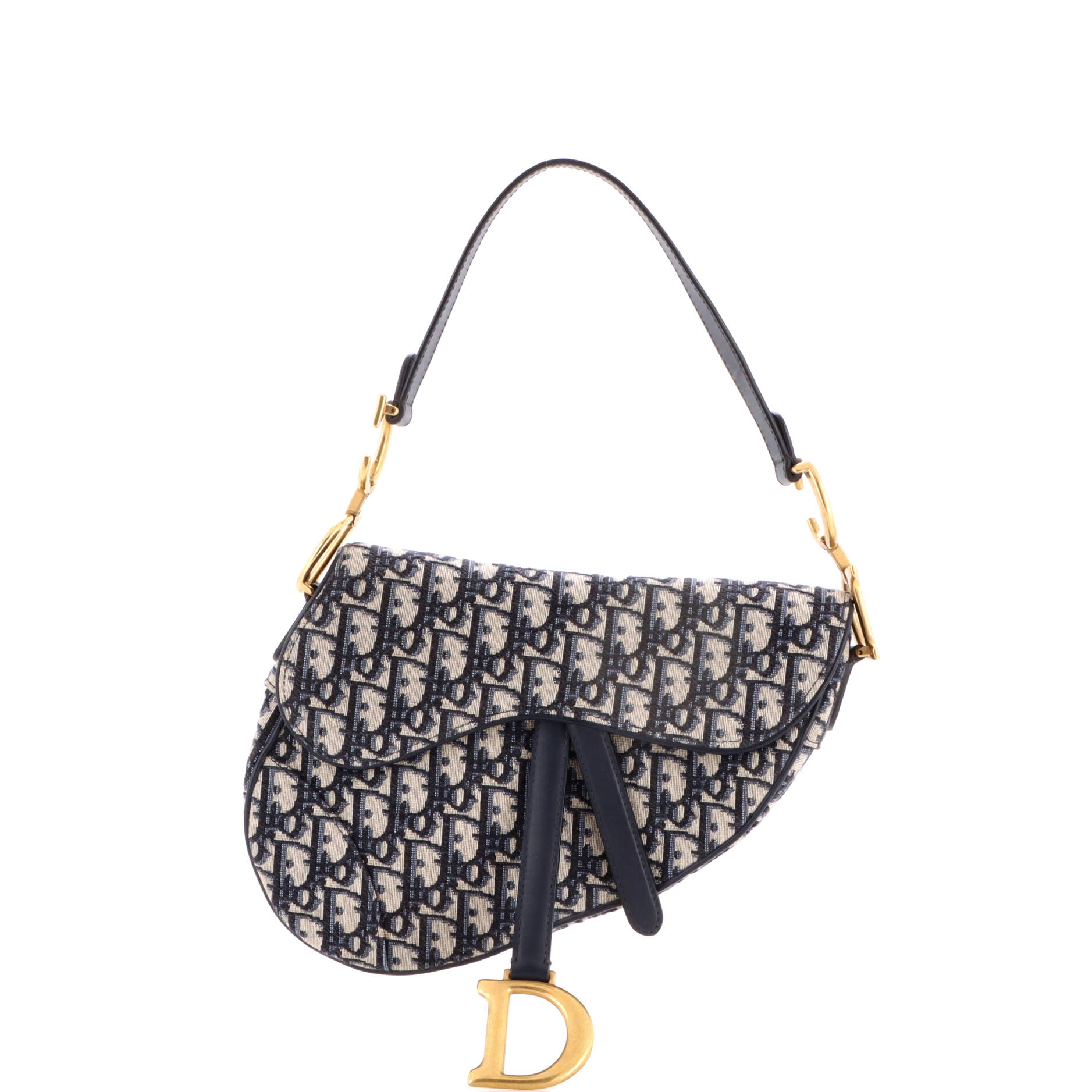 Saddle Handbag Oblique Canvas Medium