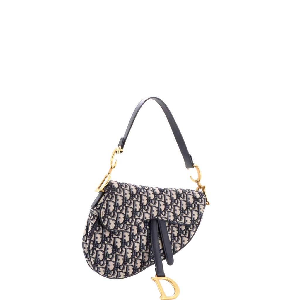 Saddle Handbag Oblique Canvas Medium
