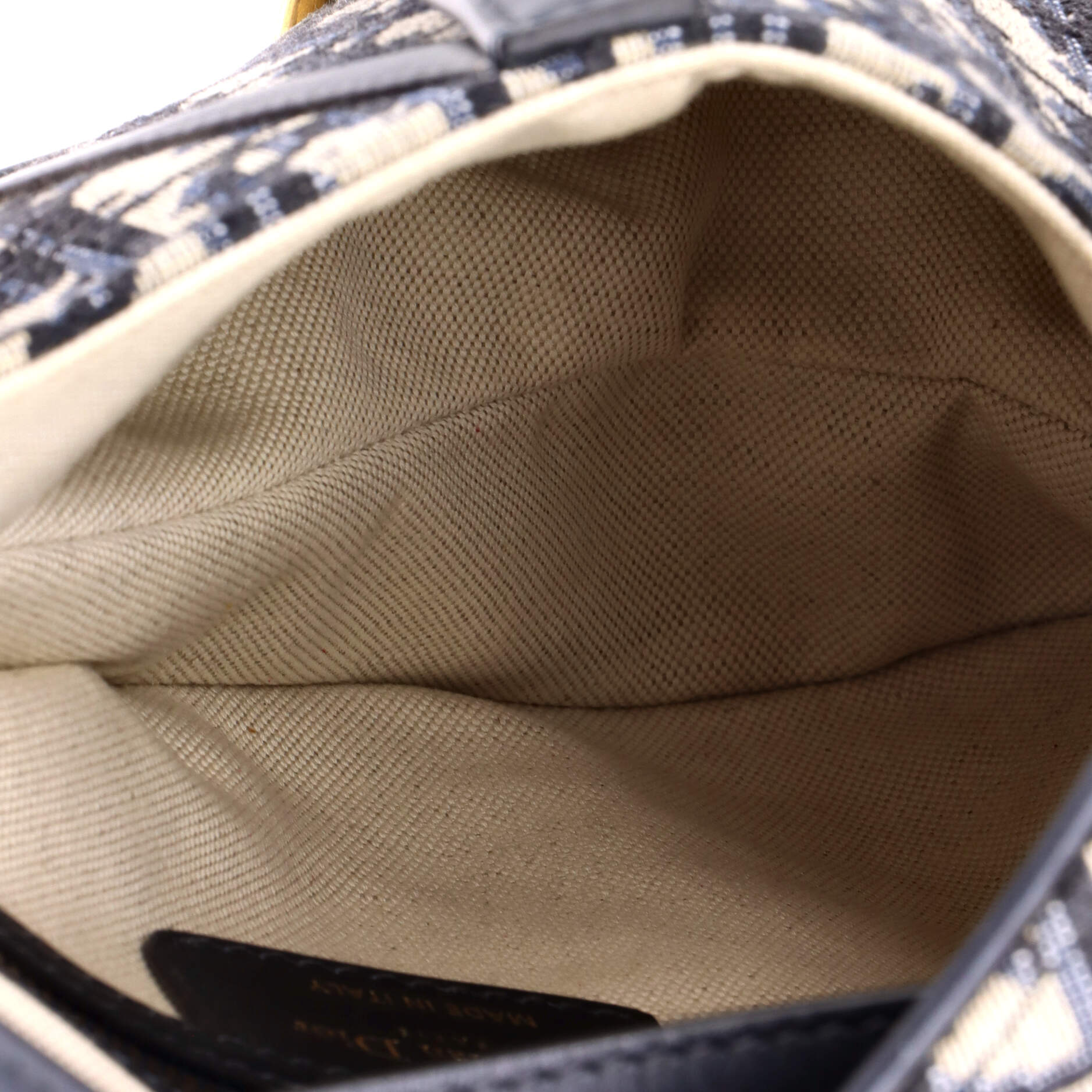 Saddle Handbag Oblique Canvas Medium
