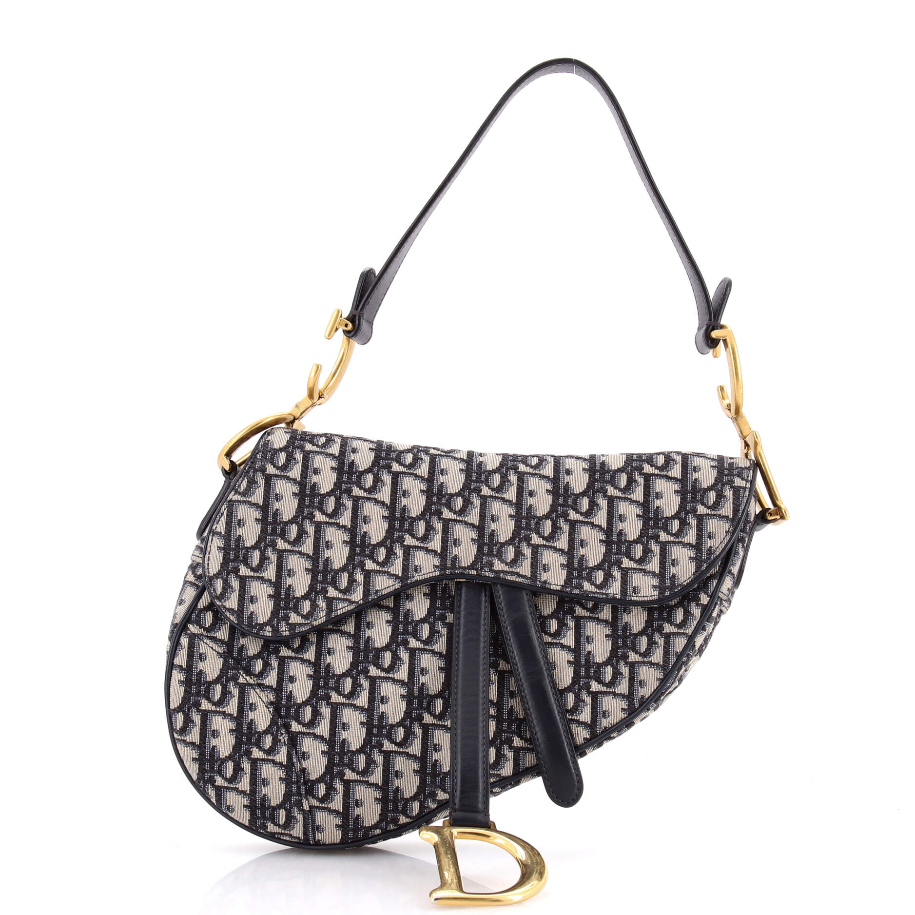 Saddle Handbag Oblique Canvas Medium