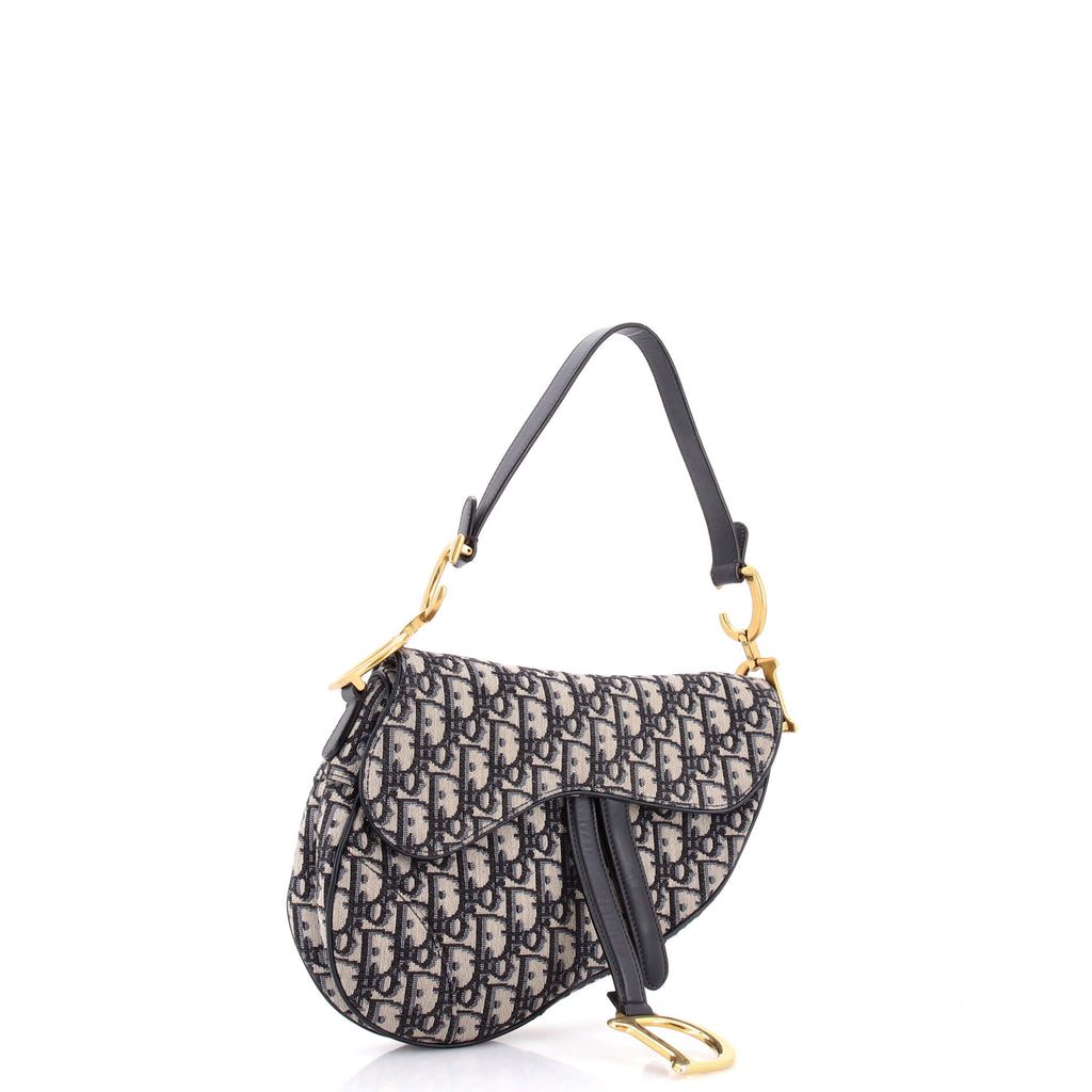Saddle Handbag Oblique Canvas Medium