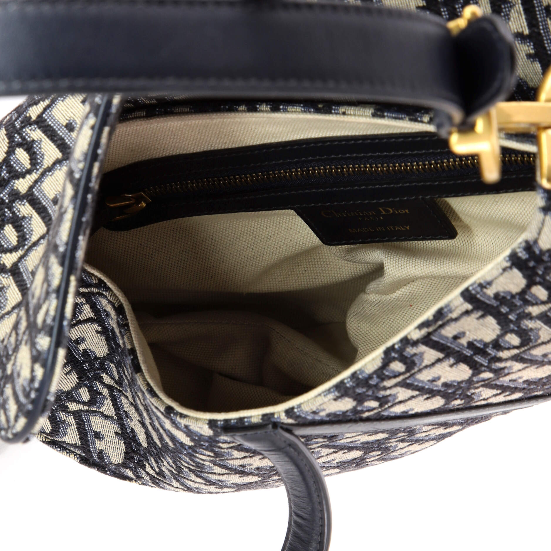 Saddle Handbag Oblique Canvas Medium