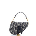 Saddle Handbag Oblique Canvas Mini