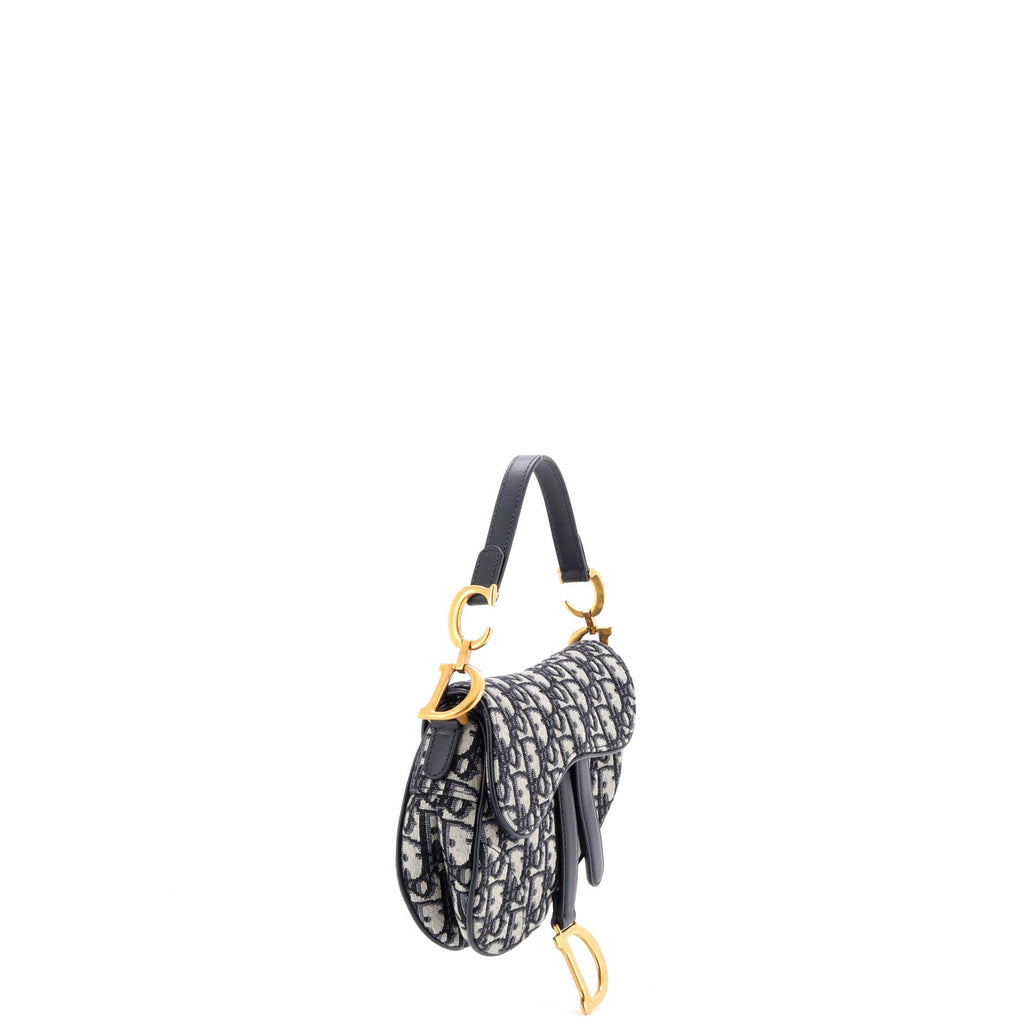 Saddle Handbag Oblique Canvas Mini