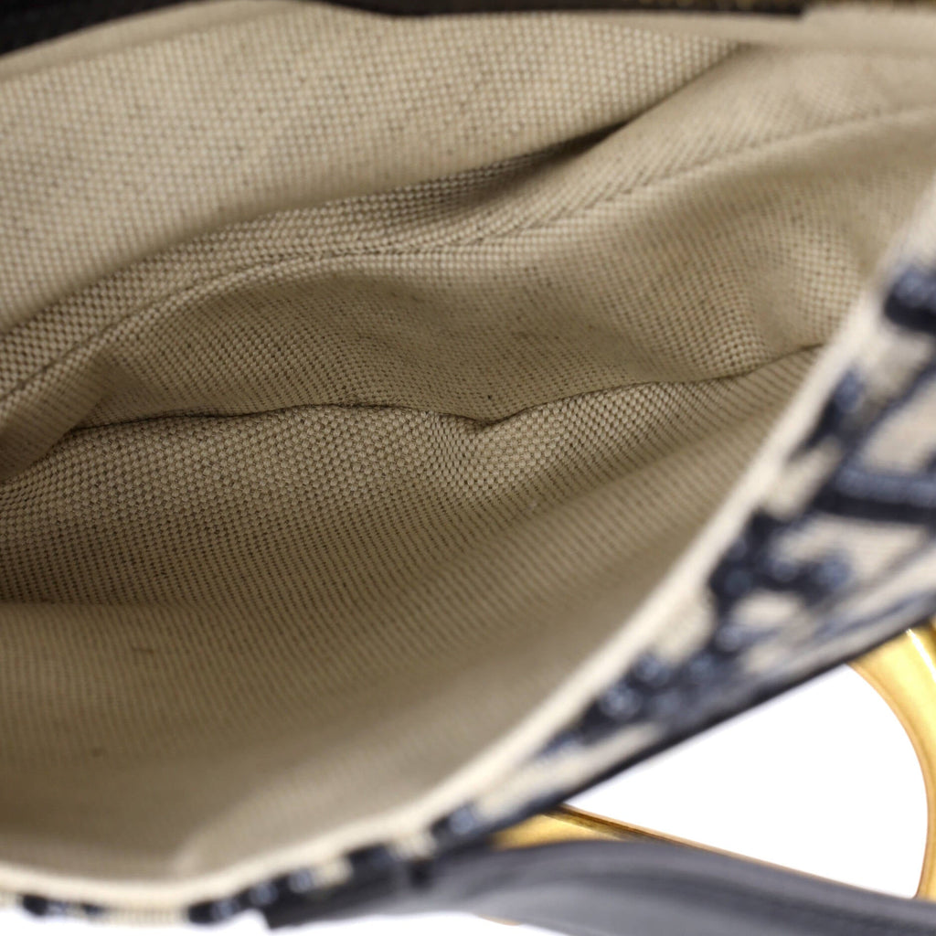 Saddle Handbag Oblique Canvas Medium
