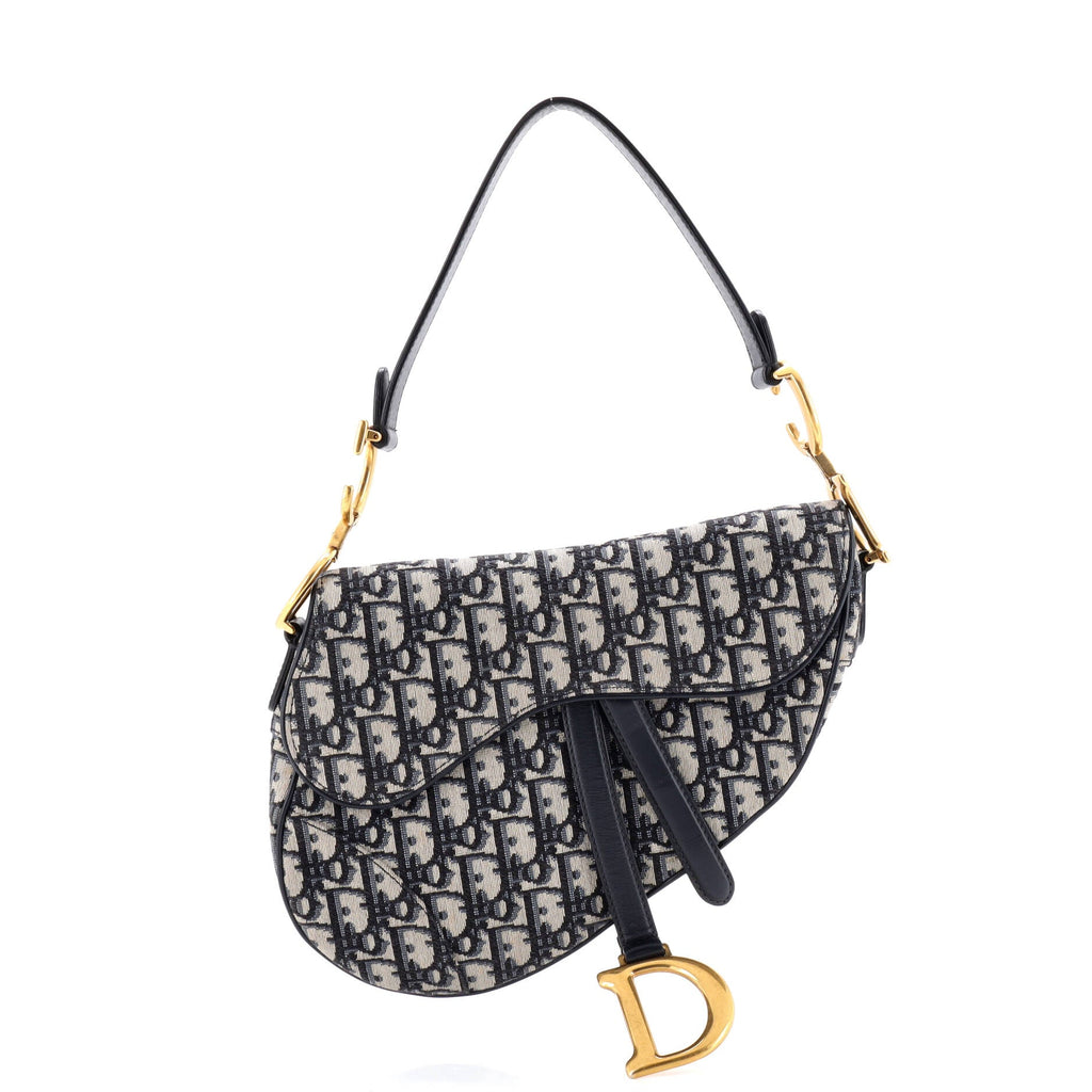 Saddle Handbag Oblique Canvas Medium