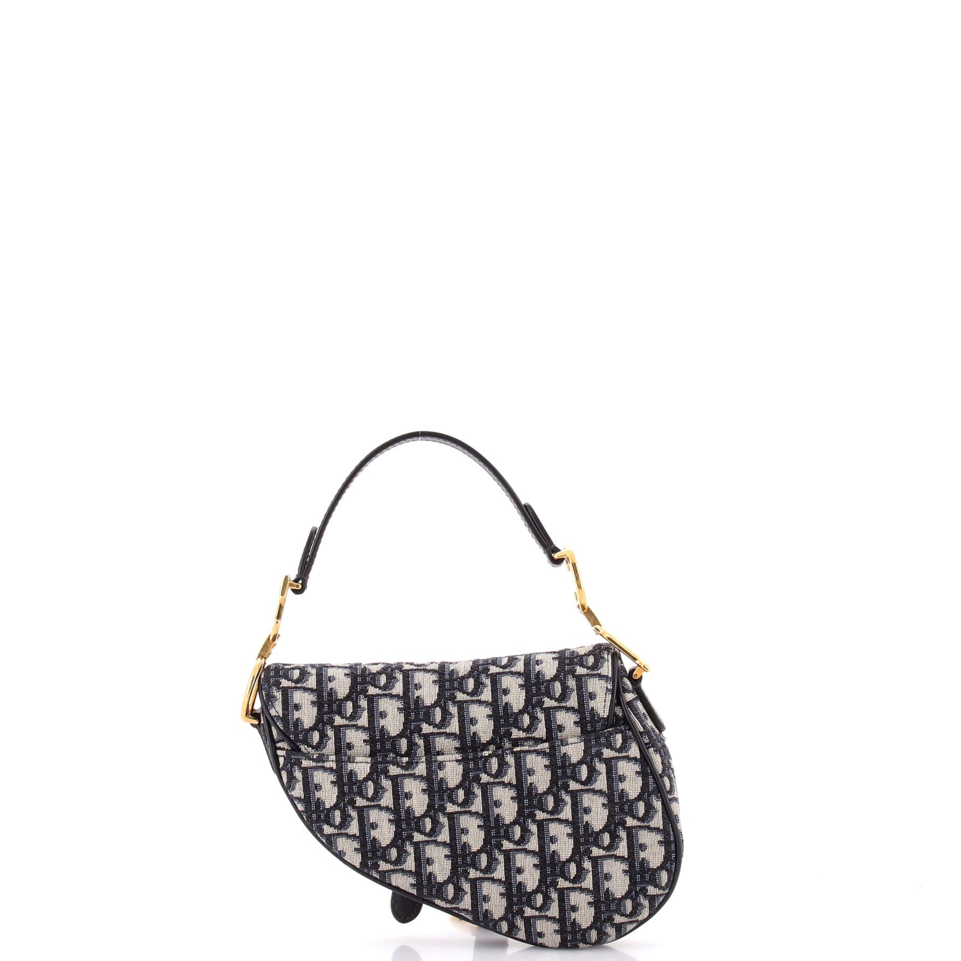 Saddle Handbag Oblique Canvas Mini