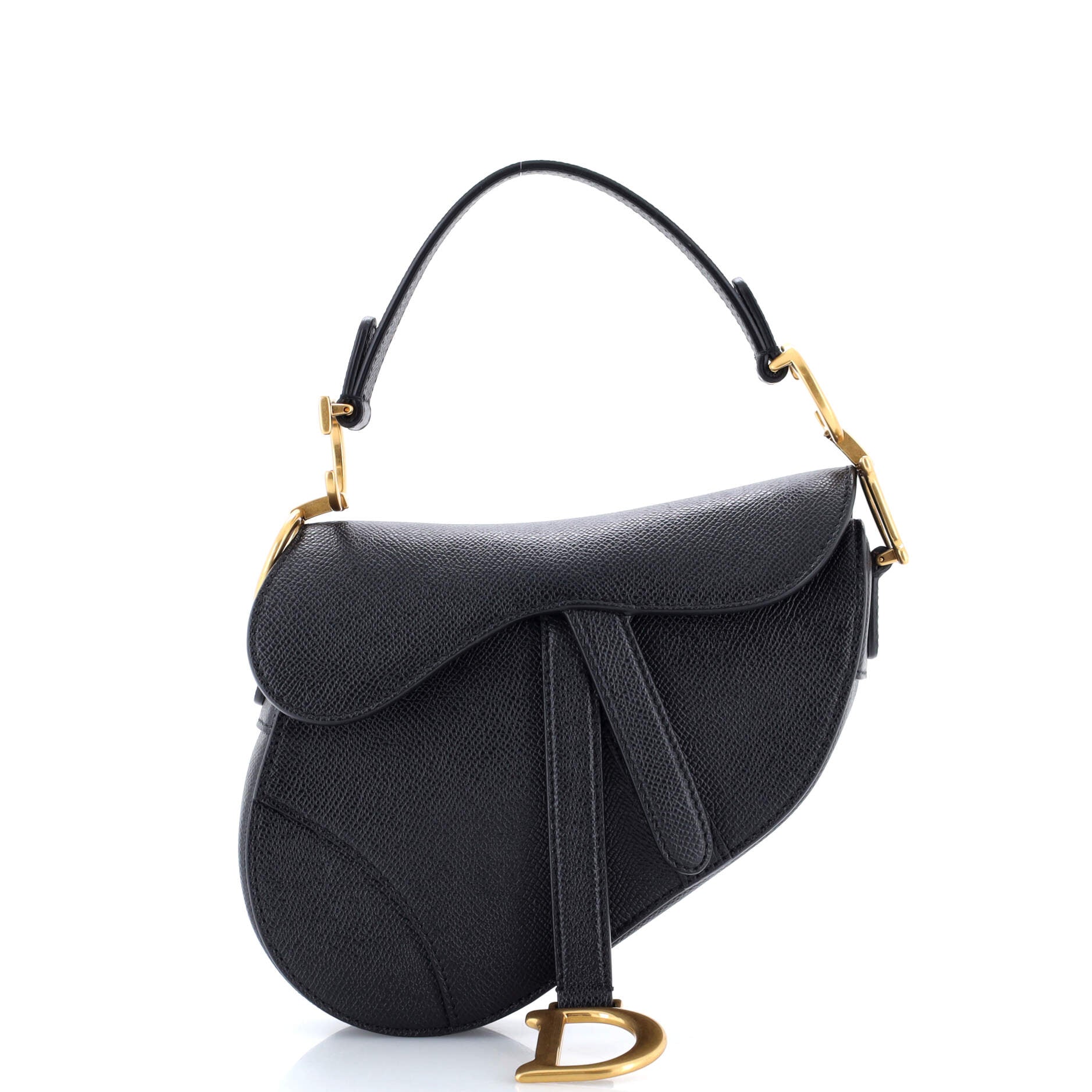 Saddle Handbag Leather Mini