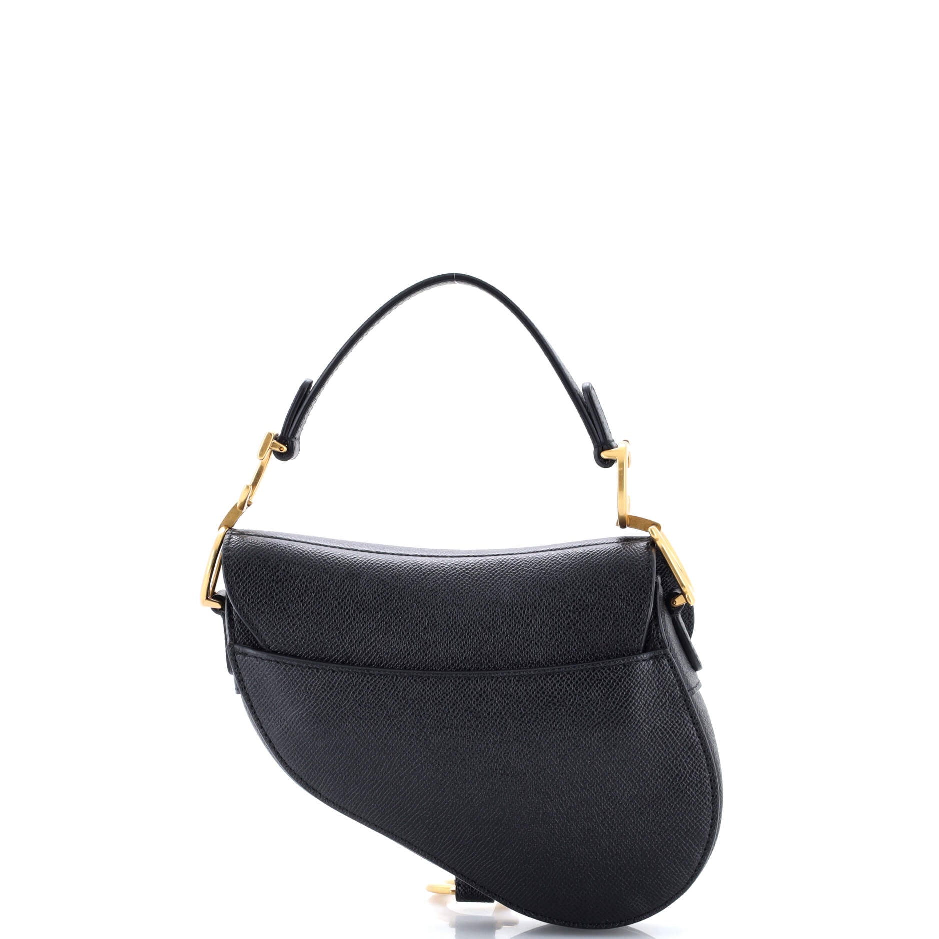 Saddle Handbag Leather Mini