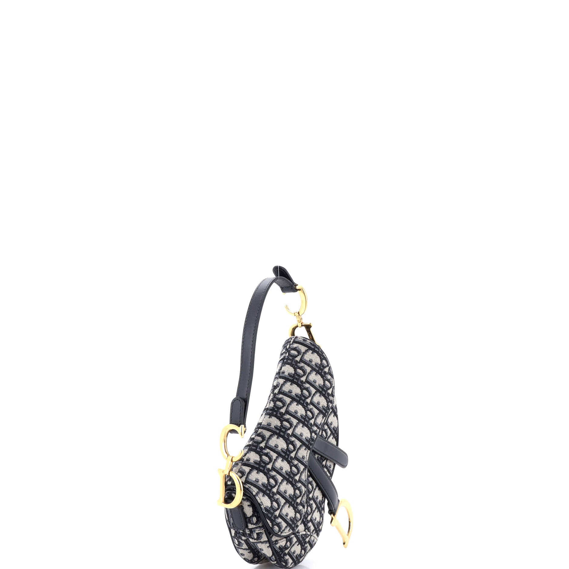 Saddle Handbag Oblique Canvas Mini