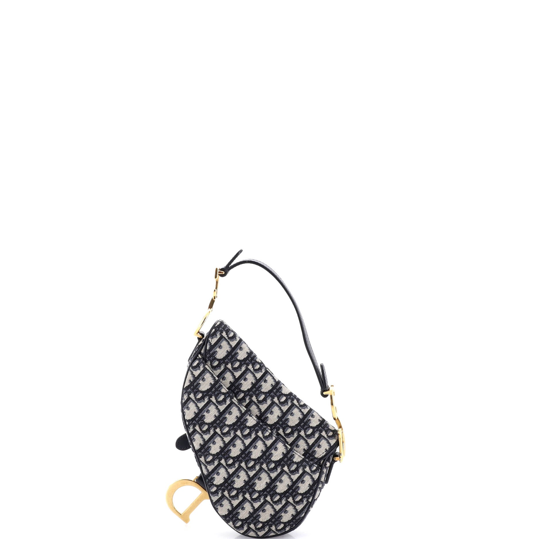 Saddle Handbag Oblique Canvas Mini