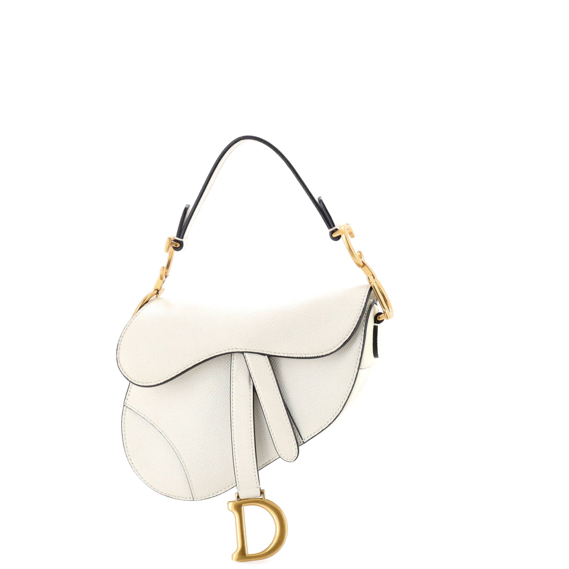 Saddle Handbag Leather Mini