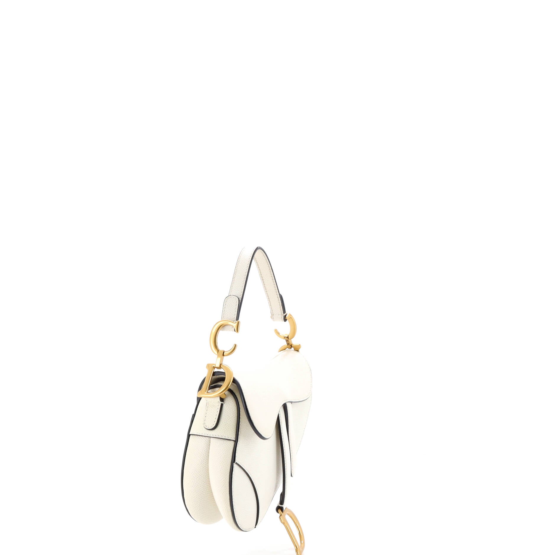 Saddle Handbag Leather Mini