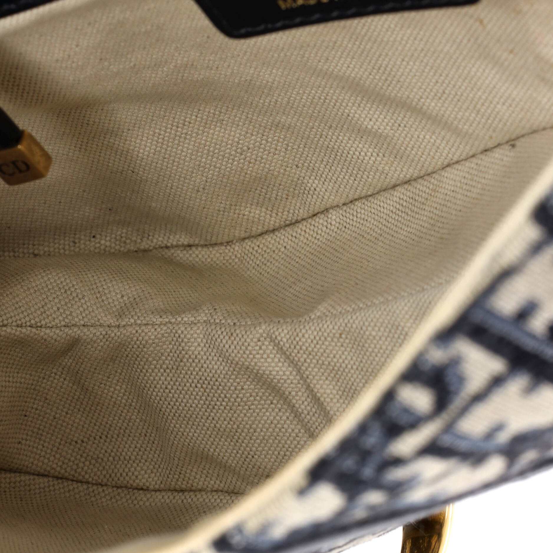 Saddle Handbag Oblique Canvas Medium