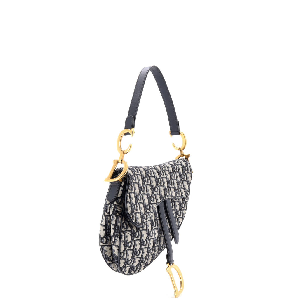 Saddle Handbag Oblique Canvas Medium