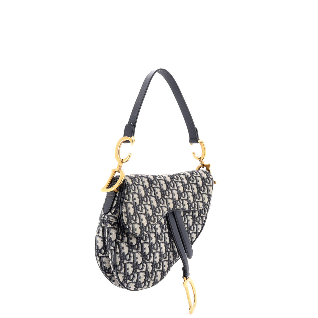 Saddle Handbag Oblique Canvas Medium