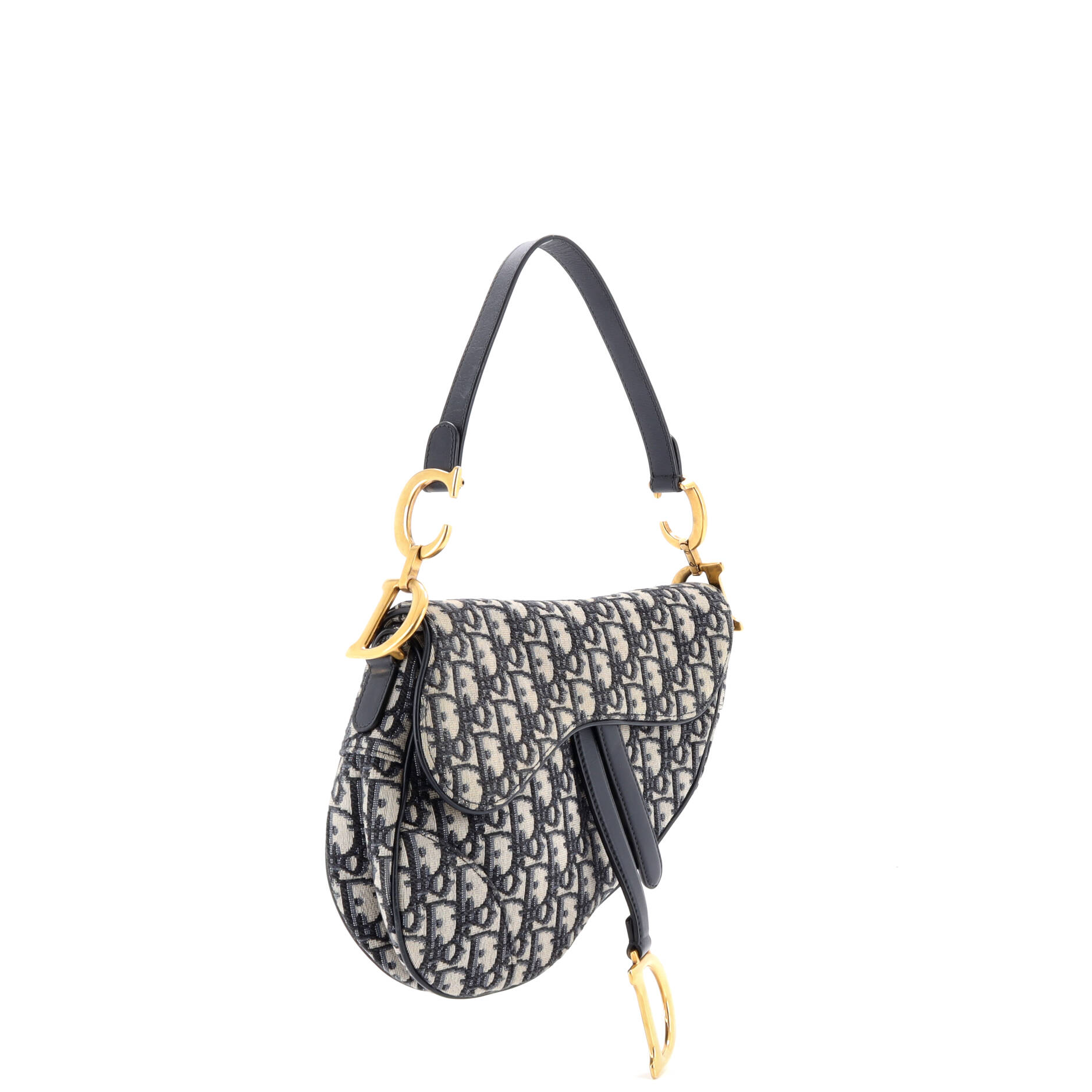 Saddle Handbag Oblique Canvas Medium