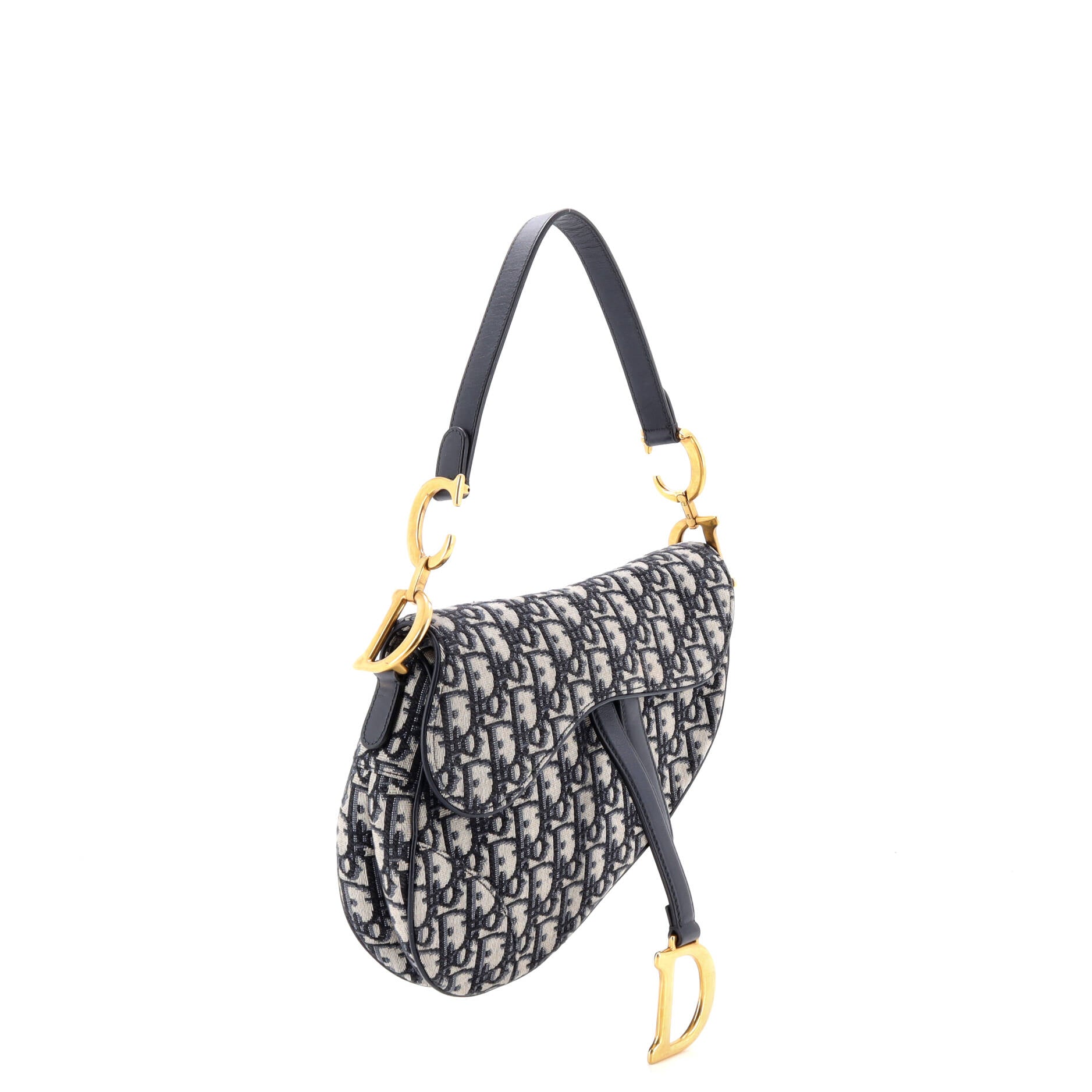 Saddle Handbag Oblique Canvas Medium