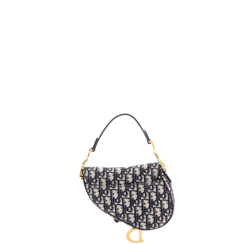 Saddle Handbag Oblique Canvas Mini