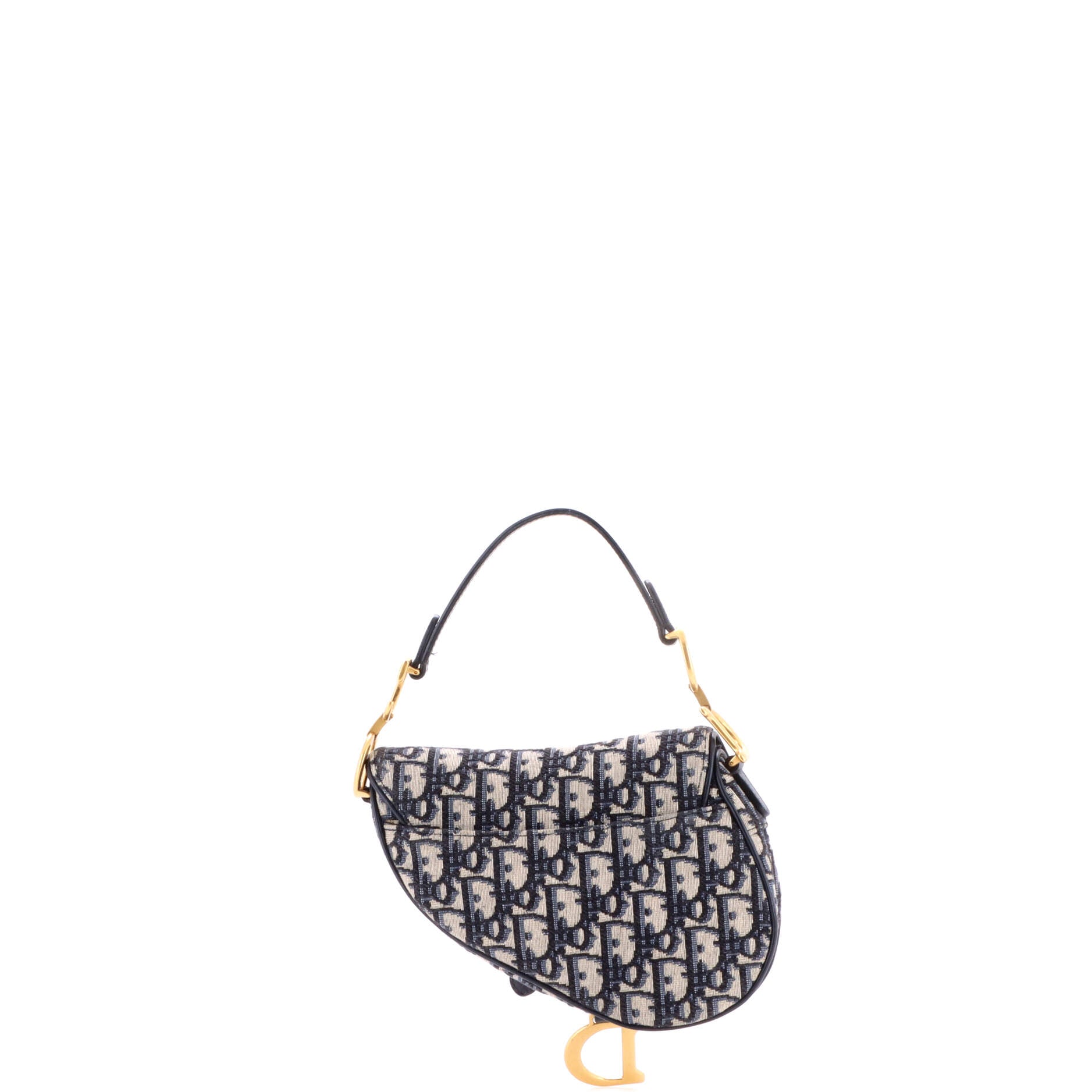 Saddle Handbag Oblique Canvas Mini