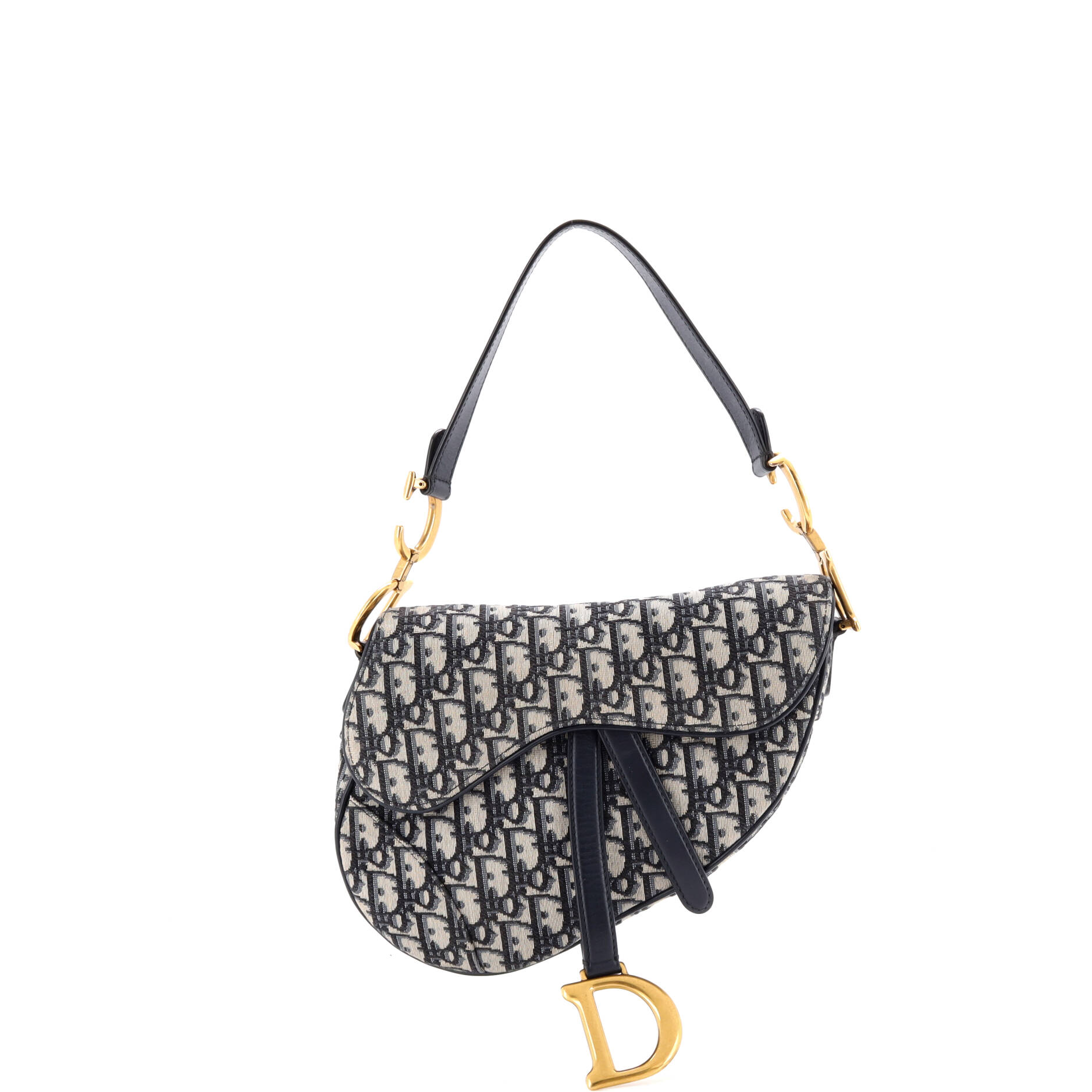 Saddle Handbag Oblique Canvas Medium