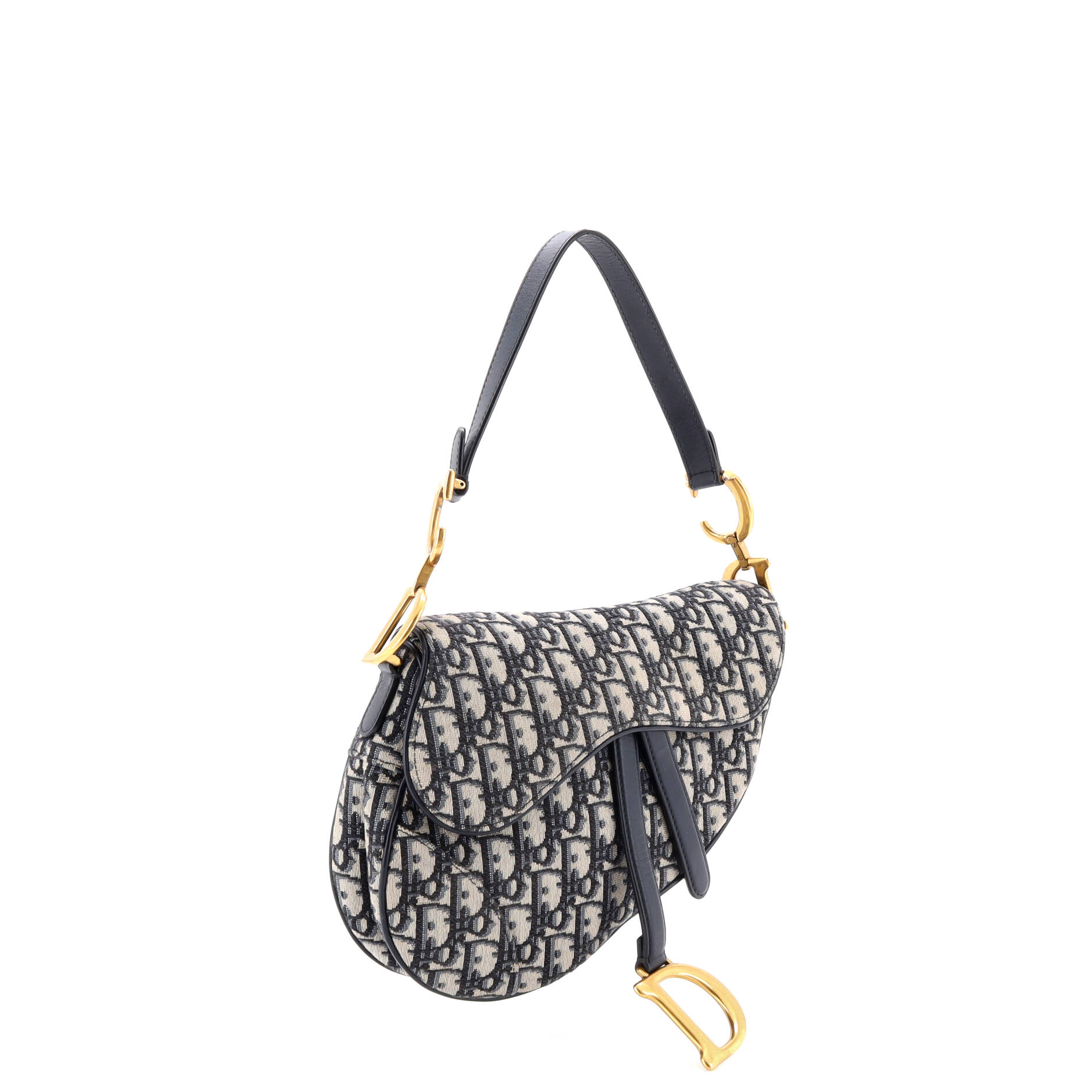 Saddle Handbag Oblique Canvas Medium