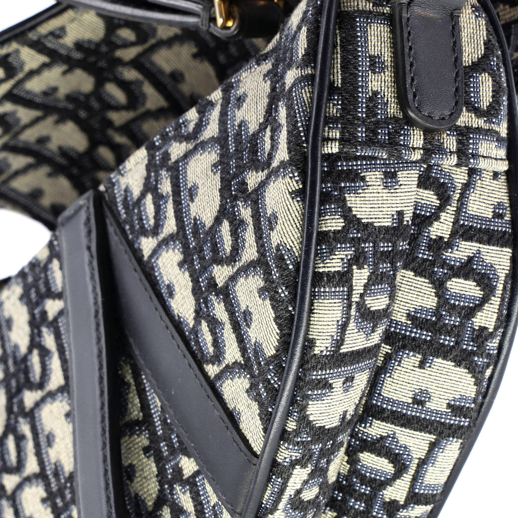 Saddle Handbag Oblique Canvas Mini