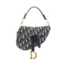 Saddle Handbag Oblique Canvas Mini