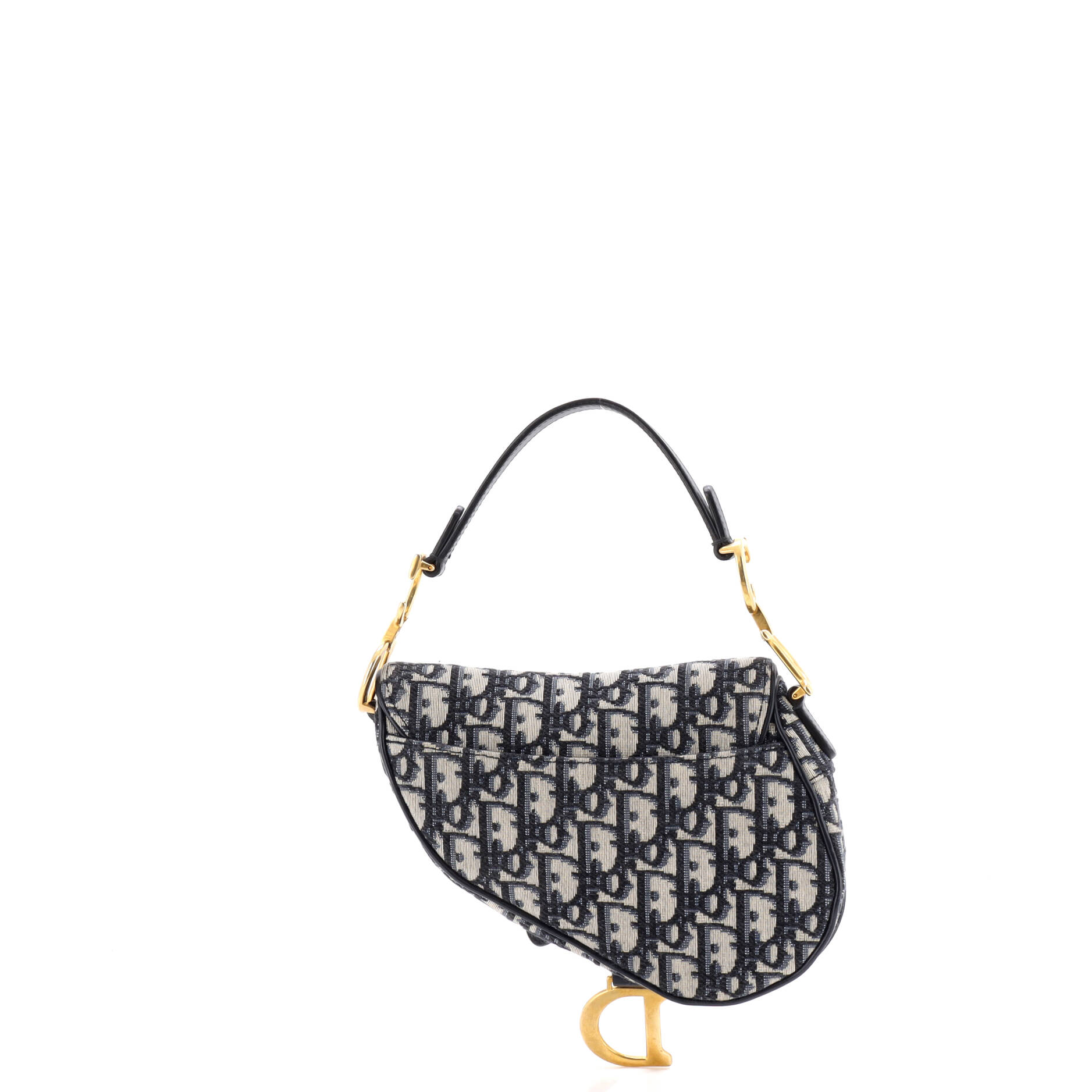 Saddle Handbag Oblique Canvas Mini