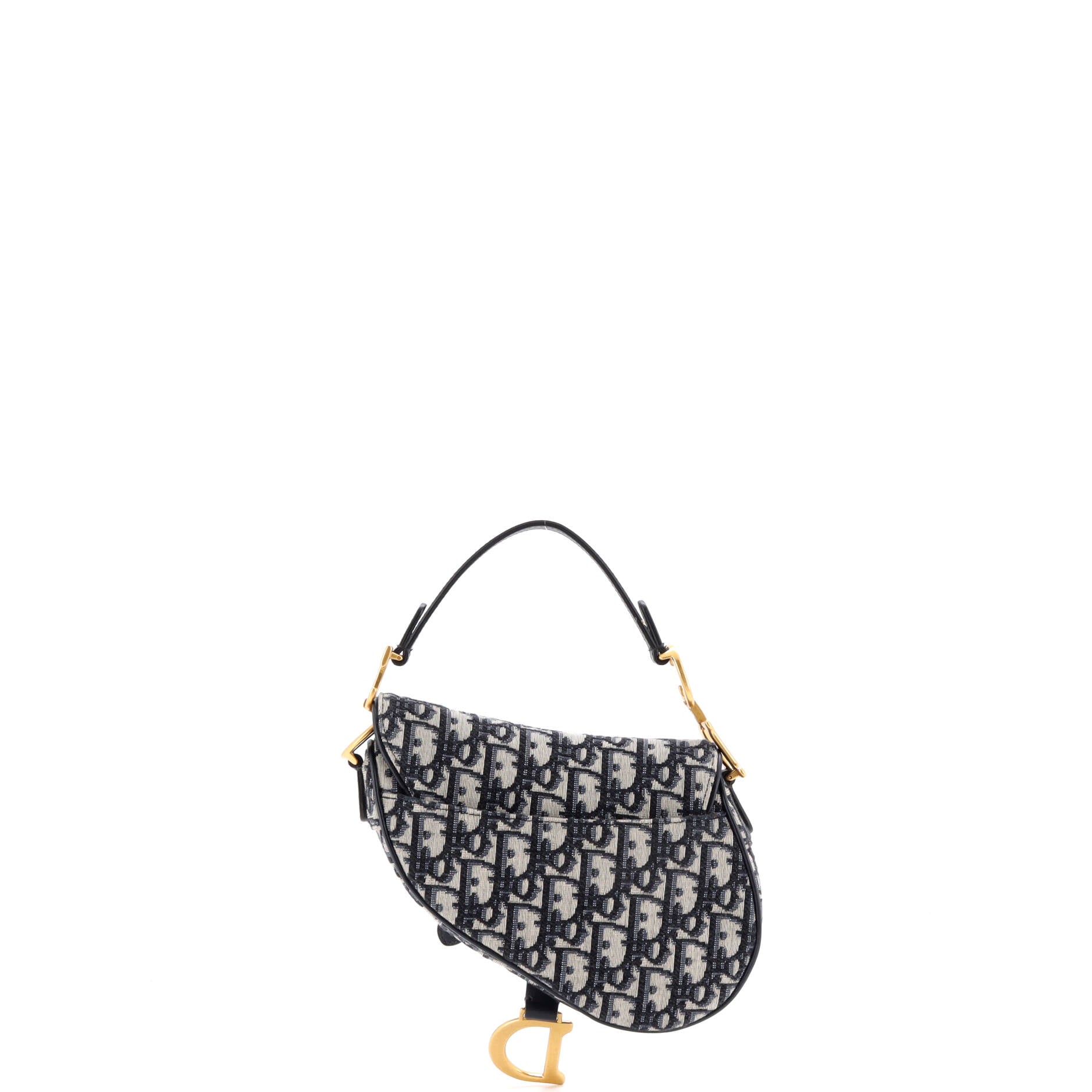Saddle Handbag Oblique Canvas Mini