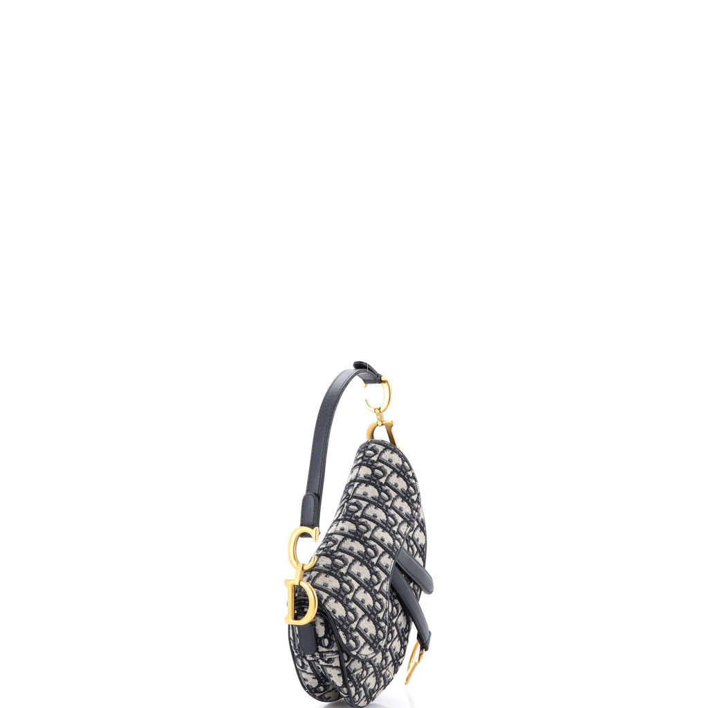 Saddle Handbag Oblique Canvas Mini