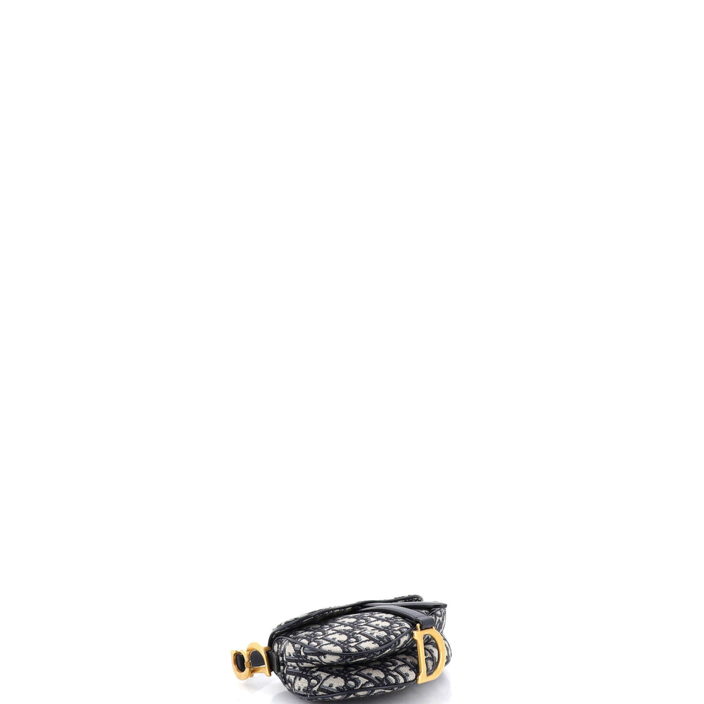 Saddle Handbag Oblique Canvas Mini