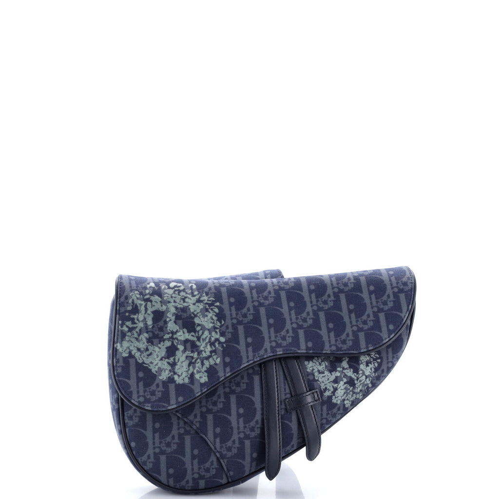 x Denim Tears Saddle Crossbody Bag Oblique Canvas