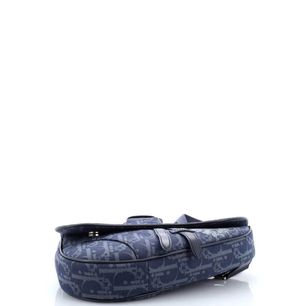 x Denim Tears Saddle Crossbody Bag Oblique Canvas