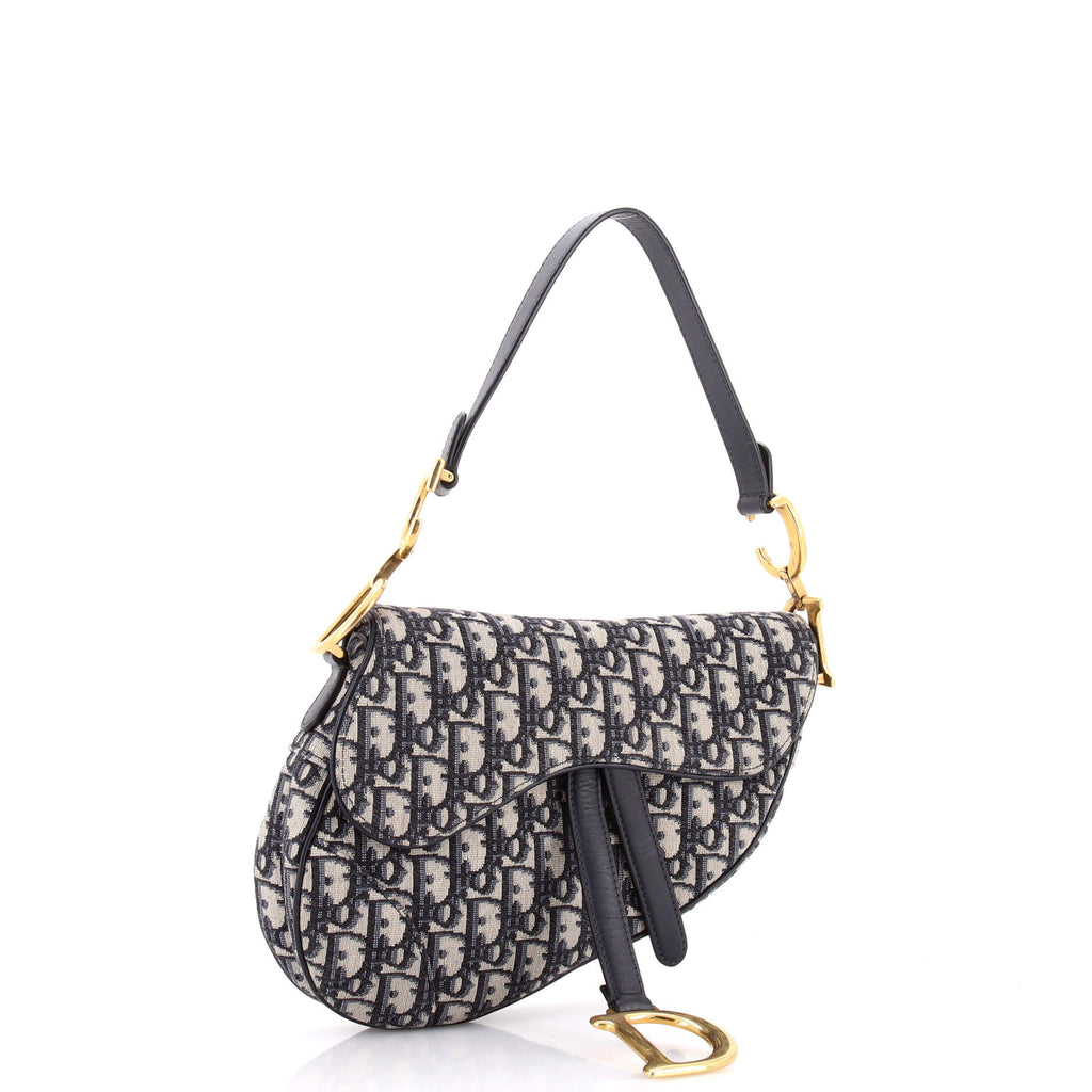 Saddle Handbag Oblique Canvas Medium